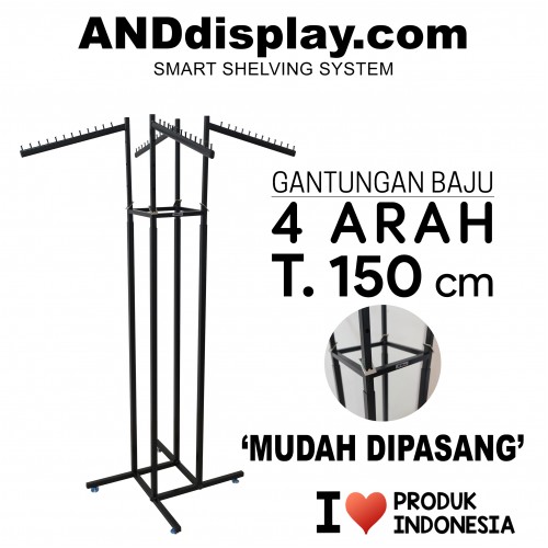 GANTUNGAN BAJU 4 ARAH